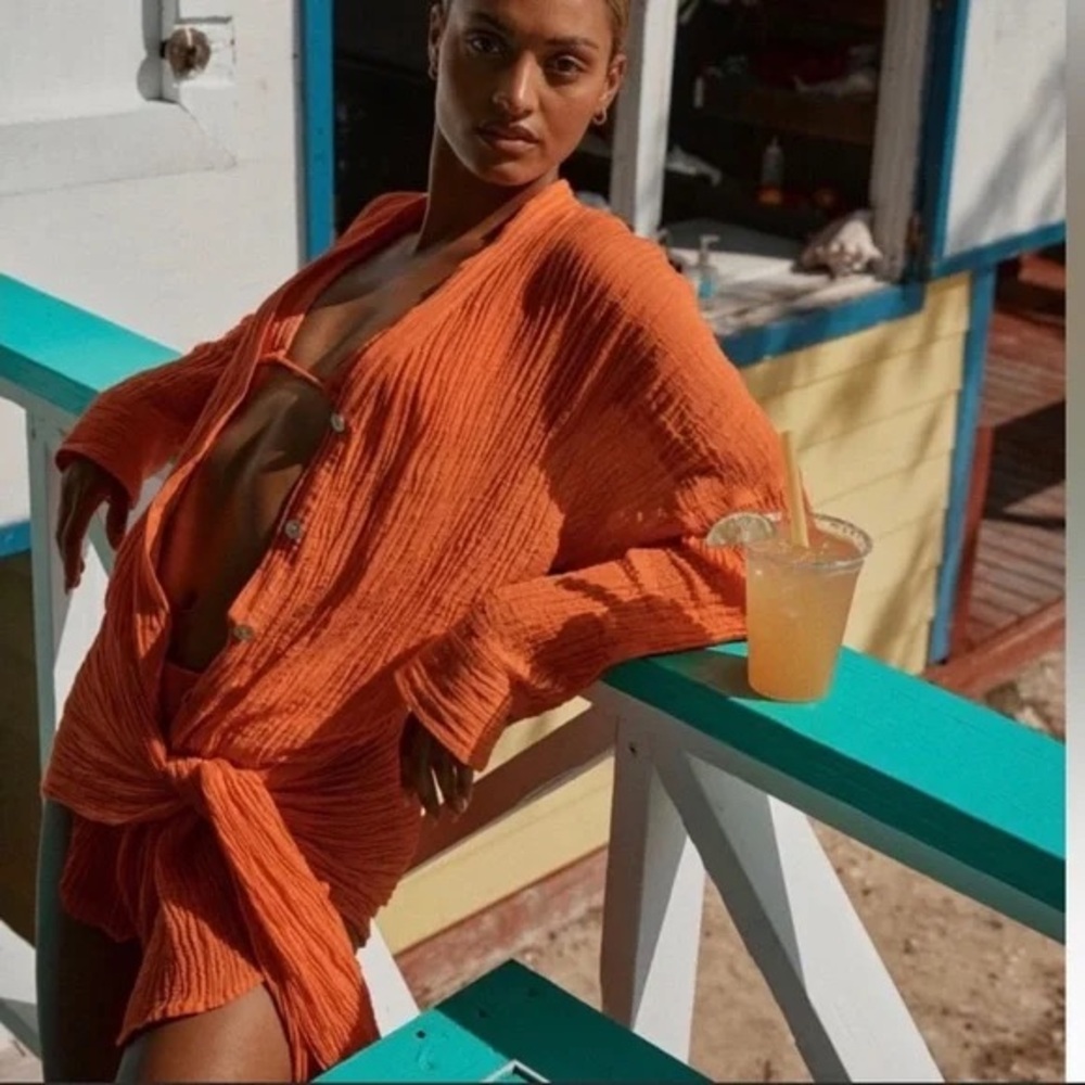 Monday Swimwear Linen Tunic (G)
